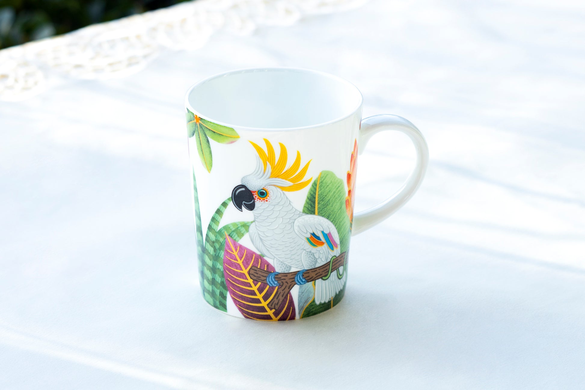 parrot tea coffee mug