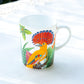 tropical bird tea coffee mug