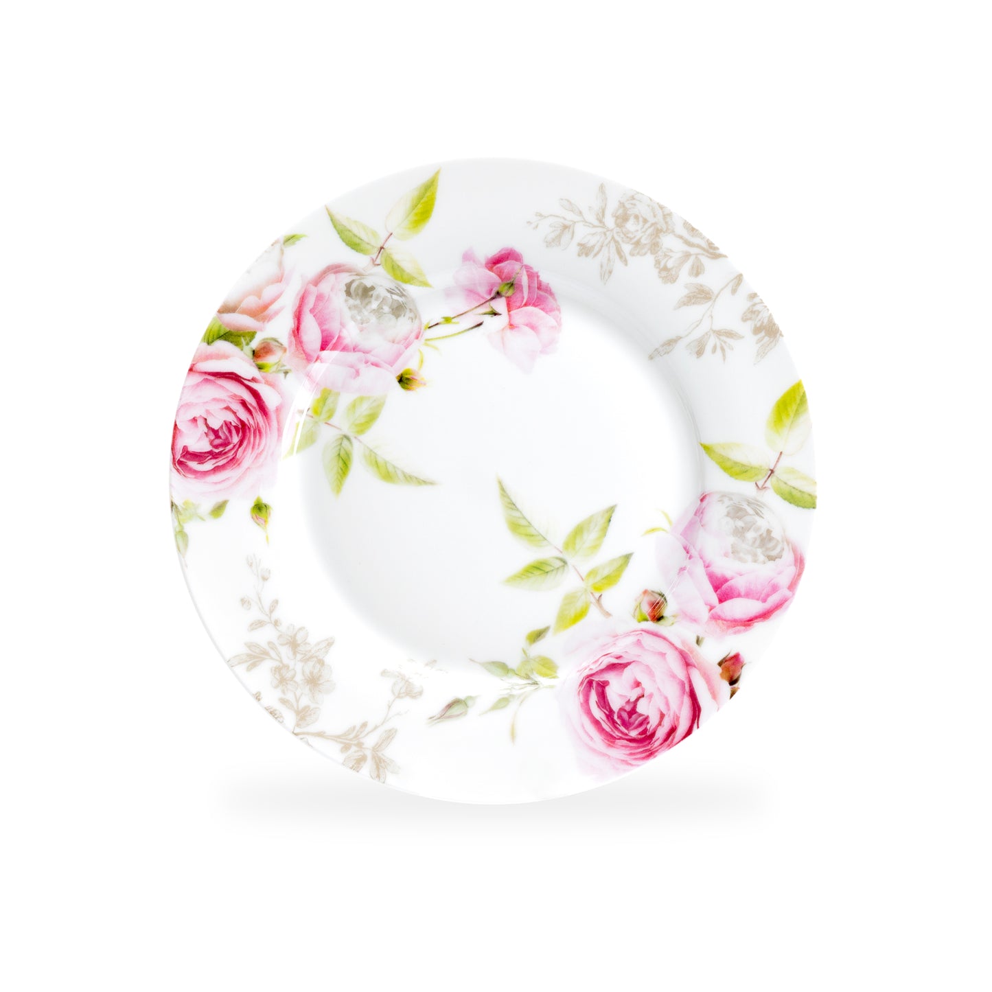 Stechol Gracie Bone China Beau Rose Bone China dessert salad plate