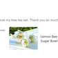 Lemon Bee Fine Porcelain Tea Set