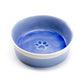 6.25" Organic Blue Reactive Glaze Heavy Weight Ceramic Pet Bowl
