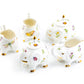 Flower Garden Elephant Fine Porcelain Tea Set