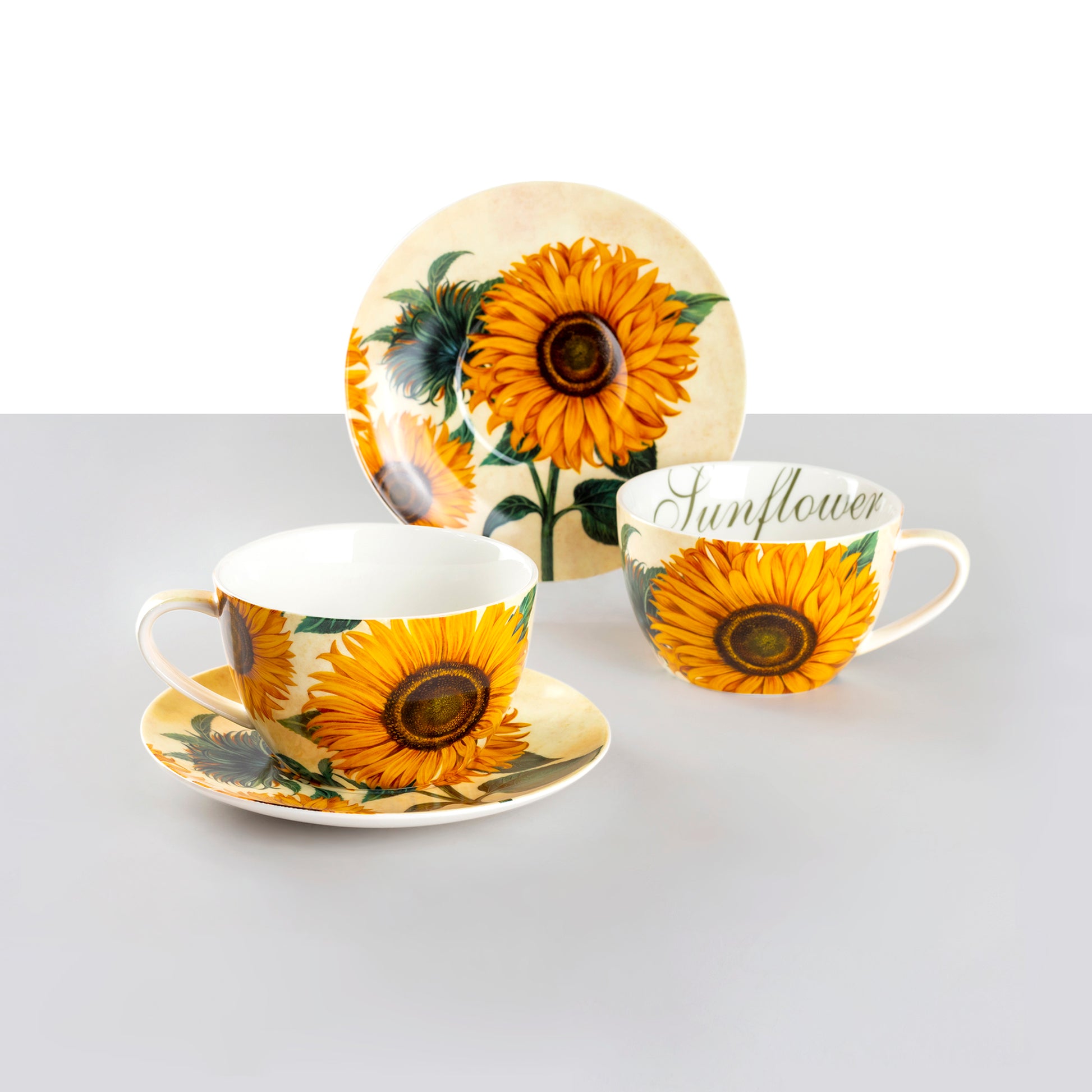 sunflower tea cup and saucer gracie china shop