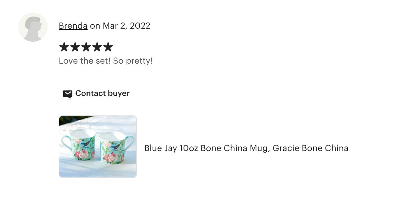 Blue Jay Pink Rose Garden Bone China Mug
