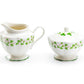 Grace Teaware Shamrock Fine Porcelain Sugar & Creamer Set
