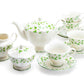 Grace Teaware Shamrock Fine Porcelain Tea Set