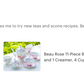 Beau Rose Bone China Tea Set