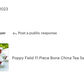 Poppy Field Bone China 11-Piece Tea Set
