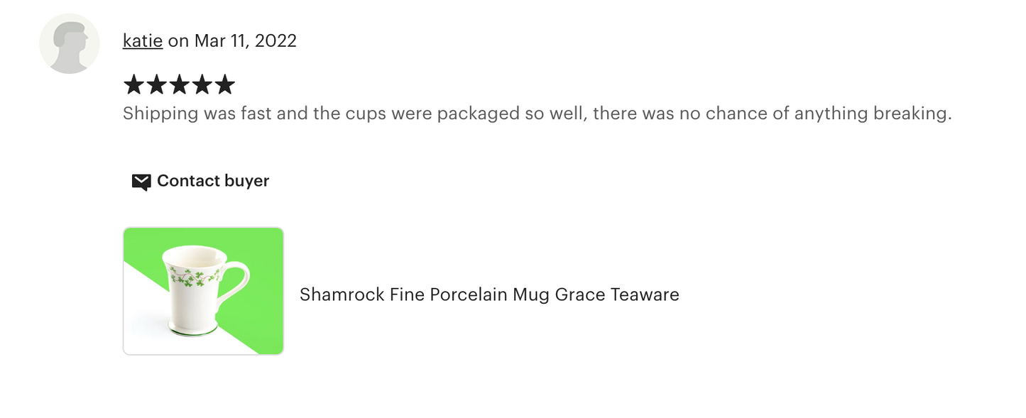Shamrock Fine Porcelain Mug