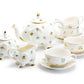 Grace Floral Elephant Fine Porcelain Tea Set