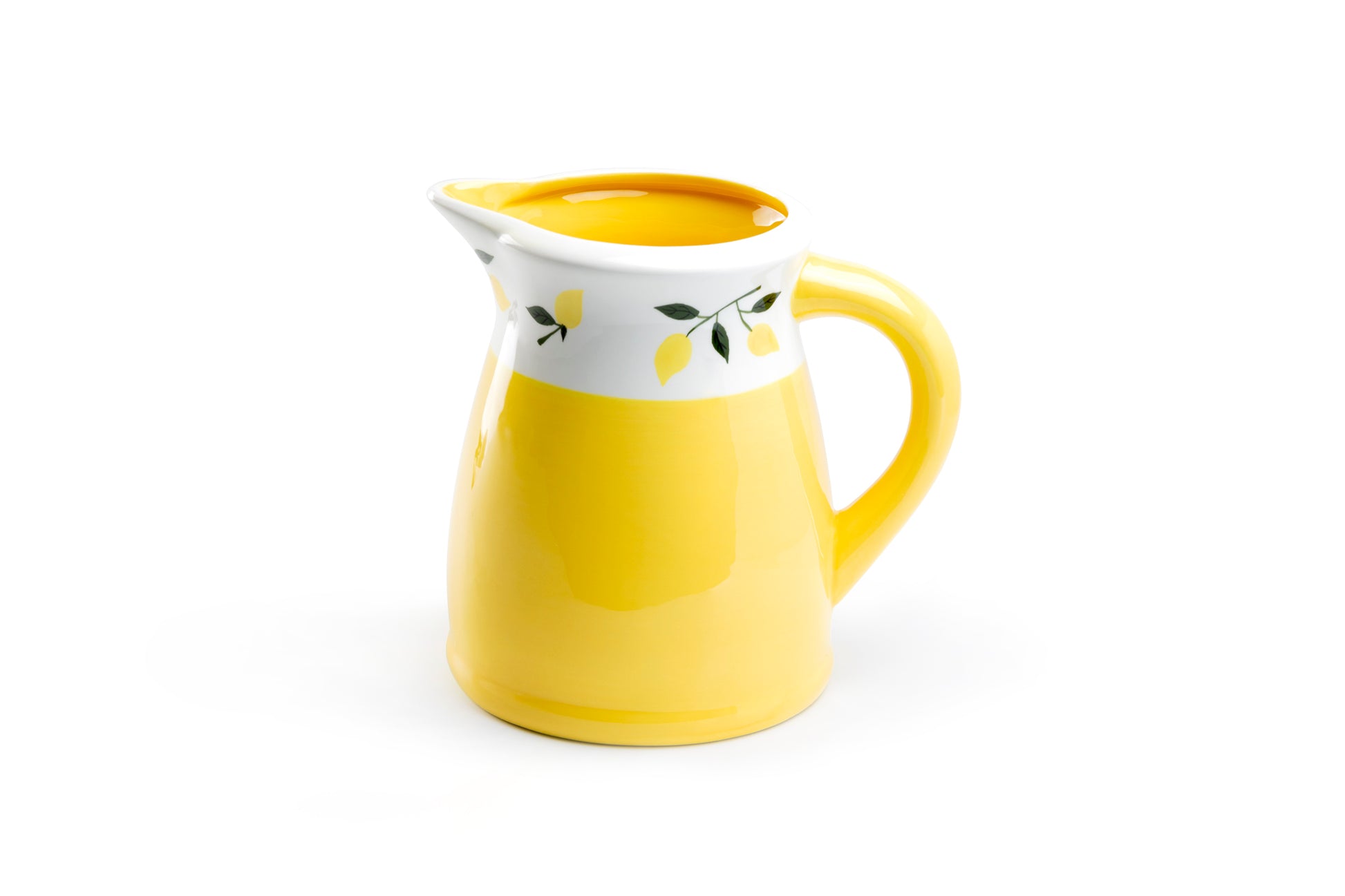 Terramoto Ceramic Lemon Pitcher Large 3qt